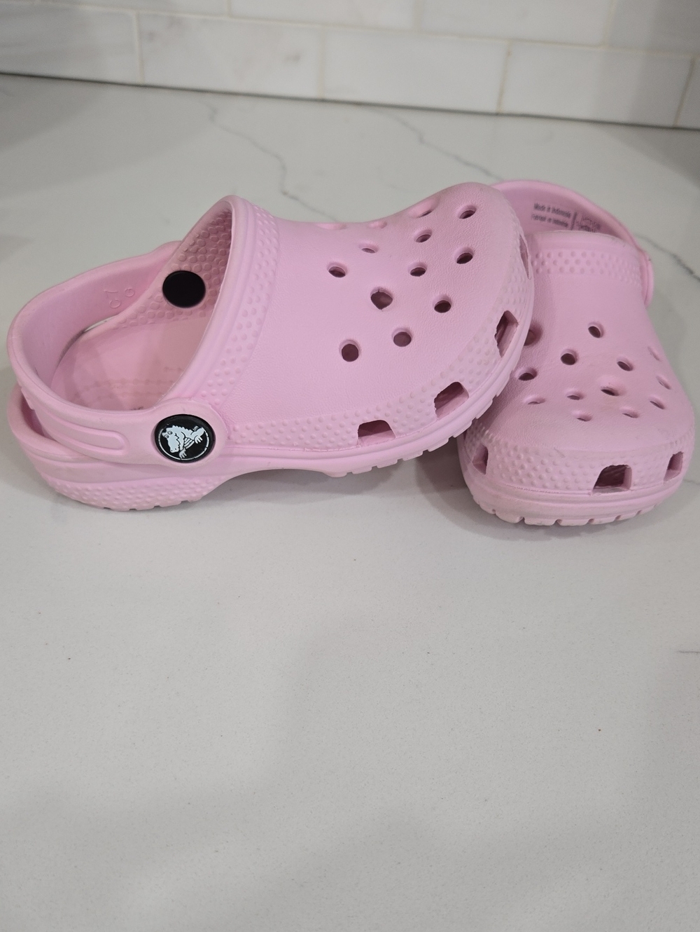CROCS Kids Classic Clog in Light Pink